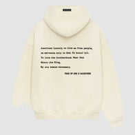 Barriers x Fear Of God American Luxury Hoodie Hoodie unisex detail view 2 | Dash Racegear — Barriers Collab Hoodie – Fear of God American Design