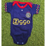 Limited AJAX Away soccer jersey baby romper Fan Edition | 100% cotton - baby romper image 2