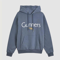 Arsenal Gunners Blue Hoodie Hoodie unisex front product view | Dash Racegear — Arsenal FC hoodie in deep blue – Gunners edition