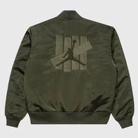 UNDEFEATED x Jordan Bomber Jacket Bomber Jacket unisex detail view 2 | Dash Racegear — Flight Meets Flex – Jordan x UNDEFEATED Bomber Drop
