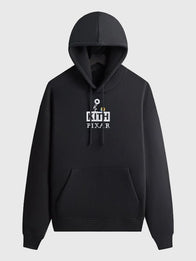 Disney x Kith for Pixar Classic Logo Nelson Hoodie Hoodie unisex front product view | Dash Racegear — Disney x Kith Pixar Nelson Hoodie, black, 2025 collection, perfect blend of comfort and fan style.