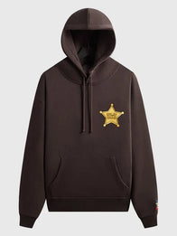 Disney x Kith for Pixar Woody Nelson Hoodie Hoodie unisex front product view | Dash Racegear — Disney x Kith Pixar Woody Nelson Hoodie, brown, 2025 collection, perfect blend of comfort and fan style.