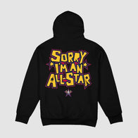 Seen Sorry I’m An All-Star Hoodie Hoodie unisex detail view 3 | Dash Racegear — "Sorry I’m An All-Star" Hoodie from Seen – Trendy, Comfortable, and Full of Attitude