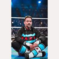 2025 Night of Champions CM Punk Jacket Jacket unisex front product view | Dash Racegear — Limited Drop – CM Punk’s Night of Champions 2025 Jacket