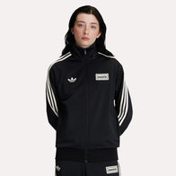 Adidas x Oasis Black Track Jacket Jacket unisex detail view 3 | Dash Racegear — Retro Black Jacket – Oasis Trackwear by Adidas