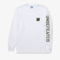 Undefeated Stencil Long Sleeve T-Shirt Shirt unisex detail view 3 | Dash Racegear — Casual Comfort – Undefeated Stencil Print Long Sleeve Tee
