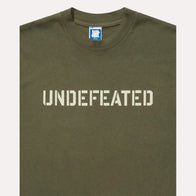 Undefeated Stencil Short Sleeve T-Shirt Shirt unisex detail view 3 | Dash Racegear — Undefeated Stencil Graphic Tee for Everyday Wear