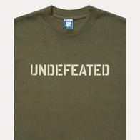 Undefeated Stencil Short Sleeve T-Shirt Shirt unisex detail view 3 | Dash Racegear — Undefeated Stencil Graphic Tee for Everyday Wear