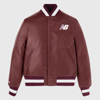 2025 US Open Coco Gauff New Balance Leather Jacket Leather Jacket unisex detail view 3 | Dash Racegear — Limited Coco Gauff US Open 2025 tennis fashion leather jacket
