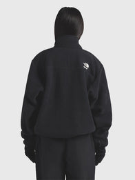 The North Face x Skims 1995 Denali Fleece Jacket Jacket unisex detail view 11 | Dash Racegear — Women’s The North Face x SKIMS 1995 Black Denali Fleece Jacket featuring cozy fleece and relaxed fit for chilly city walks.