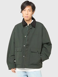 Carhartt WIP Quentin Green Jacket Jacket unisex detail view 4 | Dash Racegear — 2026 Carhartt WIP Quentin Men's & Women's Cotton Jacket in Green offering premium comfort, iconic styling, and versatile everyday wear.