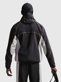 Chelsea Nike Repel Strike Hooded Jacket Jacket unisex detail view 2 | Dash Racegear — Black 2026 Chelsea Nike Repel Strike Hooded Jacket for men, sleek athletic fit built for practice sessions.