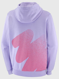 Milano Cortina 2026 Olympics Salomon Logo Graphic Purple Hoodie Hoodie unisex detail view 3 | Dash Racegear — Milano Cortina 2026 purple Salomon hoodie with standout logo design, ideal for fans who want cozy everyday Olympic style.