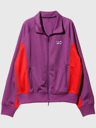 NEEDLES x FILA Track Jacket Jacket unisex front product view | Dash Racegear — 2026 Unisex Needles x Fila Zip-Up Fleece Track Jacket featuring premium comfort and modern streetwear-inspired everyday style.