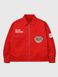 TAG Heuer x Team Ikuzawa x BWD Work Jacket Jacket unisex detail view 2 | Dash Racegear — TAG Heuer x Team Ikuzawa work jacket blending premium craftsmanship with contemporary motorsport-inspired everyday wearability.