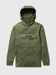 UNDEFEATED x Burton Performance Hoodie Hoodie unisex front product view | Dash Racegear — Unisex Burton x UNDEFEATED 2026 fleece hoodie, athletic feel made for everyday movement and relaxed wear.