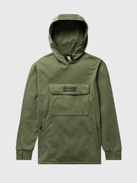 UNDEFEATED x Burton Performance Hoodie Hoodie unisex front product view | Dash Racegear — Unisex Burton x UNDEFEATED 2026 fleece hoodie, athletic feel made for everyday movement and relaxed wear.