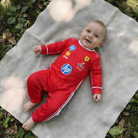 Ferrari Inspired Longsleeve Jumpsuit - New Season 2026 lifestyle view for baby sports fans