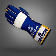 -273 x AYRTON SENNA Blue - Glove | DASH RACEGEAR