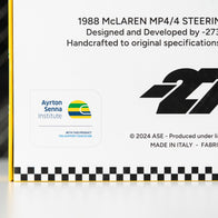 -273 x AYRTON SENNA - Nardi-Personal MP4/4 Steering Wheel - Steering Wheel | DASH RACEGEAR