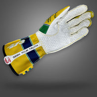 -273 x AYRTON SENNA Yellow - Glove | DASH RACEGEAR