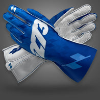 -273 x Ryan Norberg Limited Edition Blue/White/Cyan Asymmetric - Glove | DASH RACEGEAR