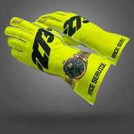 -273 x RACE SERVICE FLUO YELLOW Asymmetric - Glove | DASH RACEGEAR