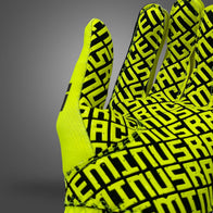 -273 x RACE SERVICE FLUO YELLOW Asymmetric - Glove | DASH RACEGEAR