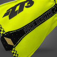 -273 x RACE SERVICE FLUO YELLOW Asymmetric - Glove | DASH RACEGEAR