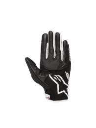 Alpinestars Stella SMX-2 Air Carbon V2 Women's Gloves, black and white leather palm with reinforced 3D mesh panels.