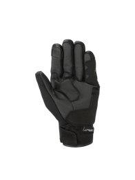 Alpinestars S-Max Drystar Gloves, waterproof motorcycle sport gloves, black and anthracite gray textile and leather.