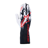 Gloves Alpinestars Tech-1 K V3 Black/White/Red - front view | Dash Racegear