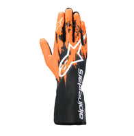 Gloves Alpinestars Tech-1 K V3 Black/Orange - front view | Dash Racegear