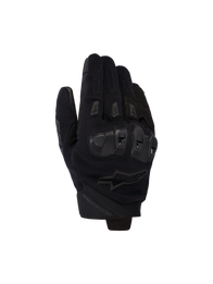 Alpinestars SP X 5 Air Gloves, Black Motorcycle Gloves, stretch 3D mesh backhand with TPU double-density knuckle protection, short-cuff design, ventilated finger sliders, ergonomic sport riding performance