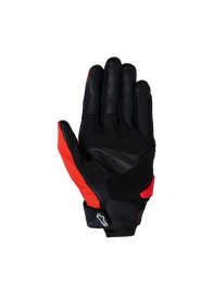 Alpinestars SP X 3 Gloves, Bright Red and Black motorcycle racing gloves featuring a perforated leather palm.