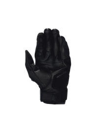 Alpinestars Celer V3 Gloves, black goat leather motorcycle road riding gloves featuring reinforced palm and touchscreen tip.