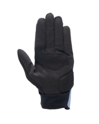 Alpinestars Stated Air Gloves, Palm View, Stonewash Blue Black, black synthetic suede palm with reinforcements, ribbed wrist closure, streamlined design for urban summer motorcycle riding