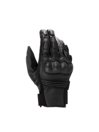 Alpinestars Phenom Leather Air Gloves, Black Men's Motorcycle Sport Gloves, Perforated Leather with Hard Knuckle Protection.