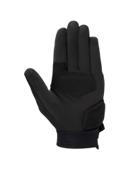Alpinestars Stated Women's Gloves, Black, palm view featuring synthetic suede construction, reinforced palm and thumb for abrasion resistance, sleek urban motorcycle design