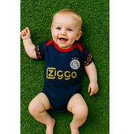 Limited AJAX Away soccer jersey baby romper Fan Edition | 100% cotton - baby romper image 1