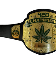 420 Weed World Wrestling Championship Title Belt - 4 | Dash Racegear