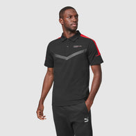 PORSCHE FW MENS POLO - black