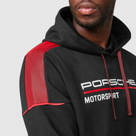 PORSCHE FW MENS HOODED SWEAT - black