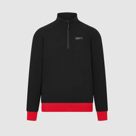 PORSCHE FW 1/4 ZIP - black