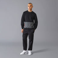PORSCHE FW UTILITY CREW SWEAT - black