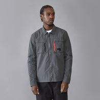 PORSCHE FW MENS UTILITY OVERSHIRT - grey