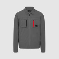 PORSCHE FW MENS UTILITY OVERSHIRT - grey