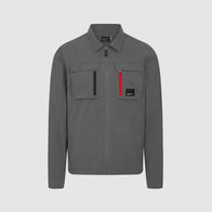 PORSCHE FW MENS UTILITY OVERSHIRT - grey