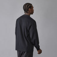 PORSCHE FW MENS UTILITY LS TEE - black