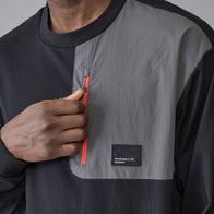 PORSCHE FW MENS UTILITY LS TEE - black